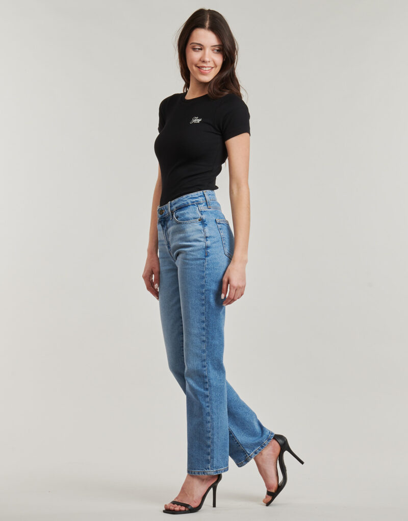 Jeans Guess G08 MID RISE STRAIGHT Bleu Jeans Femme - 3