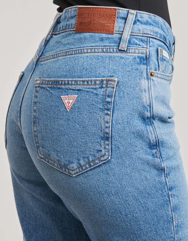 Jeans Guess G08 MID RISE STRAIGHT Bleu Jeans Femme - 5