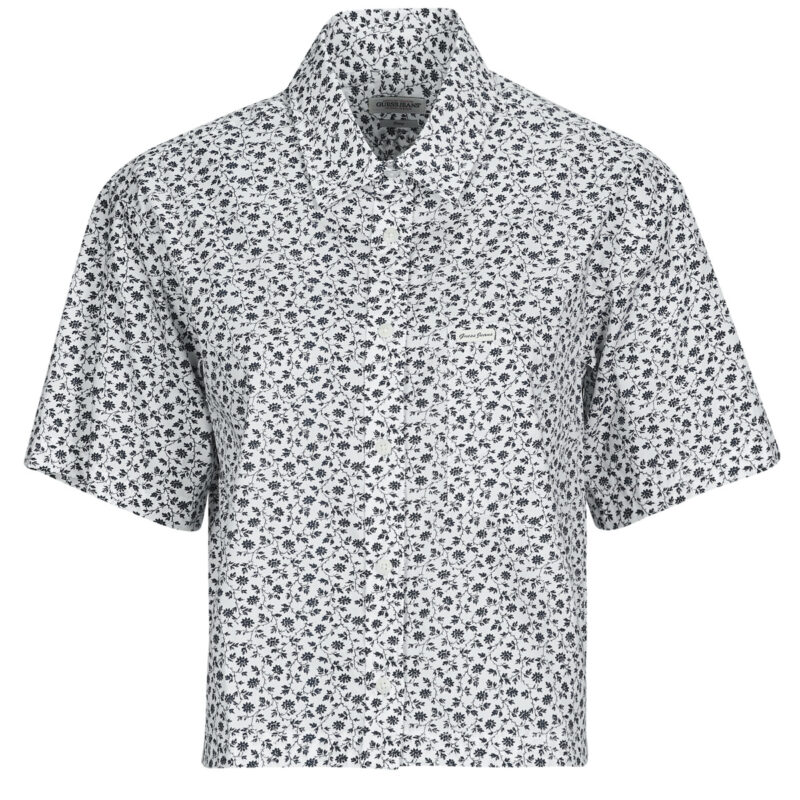 Chemise Guess SS CAMP COLLAR BOXY SHIRT Multicolore Camicie Donna - 1