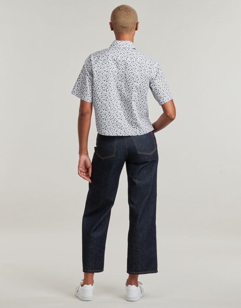 Chemise Guess SS CAMP COLLAR BOXY SHIRT Multicolore Camicie Donna - 4