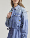 Vestido corto G-Star Raw - Vestidos cortos azules para mujer - 5