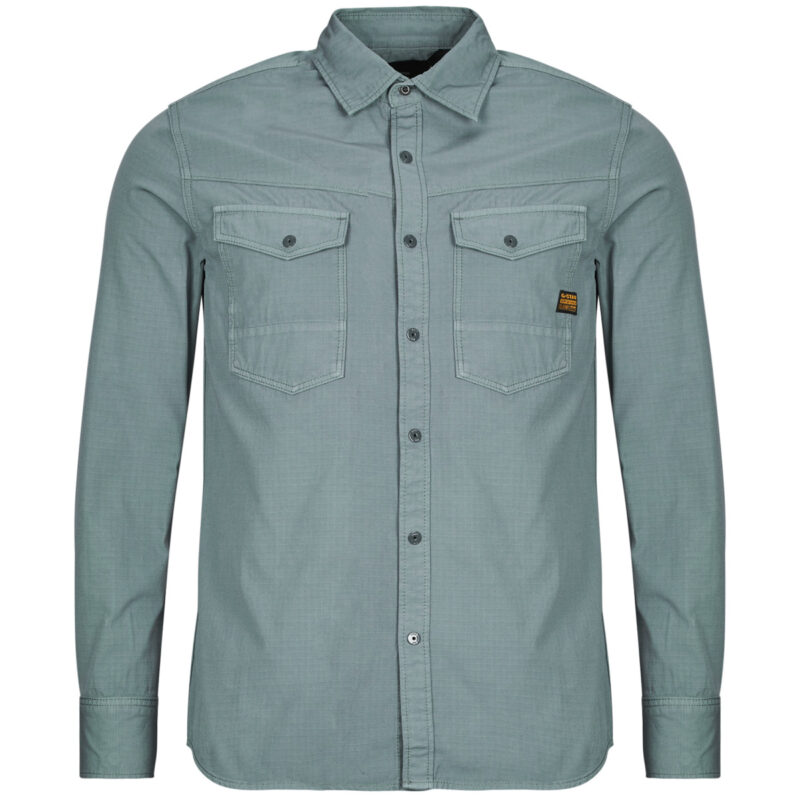 Camisa de manga larga G-Star Raw Camisas de manga larga para hombre DAKOTA Blue - 1