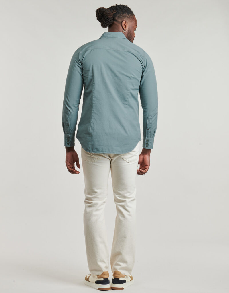 Camisa de manga larga G-Star Raw Camisas de manga larga para hombre DAKOTA Blue - 4
