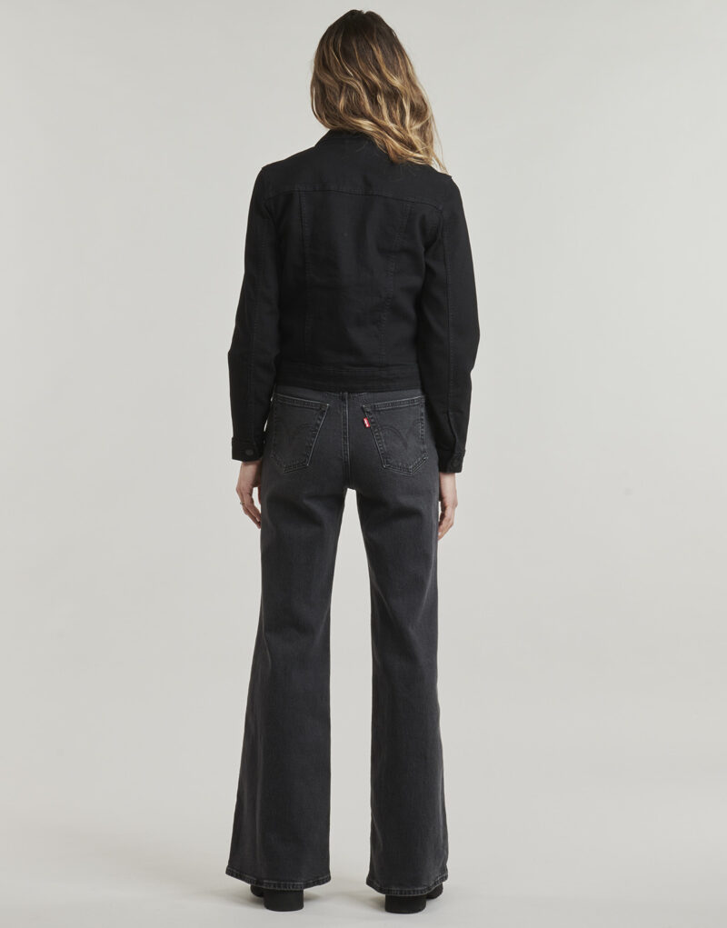 Jeansjacke JDY JDYMOON Schwarze Jeansjacken f&uuml;r Damen - 4