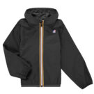giacca a vento ragazzo K-Way LE VRAI PETIT CLAUDE 4.0 100 % NYLON RECYCLED Nero giacca a vento Bambino - 1