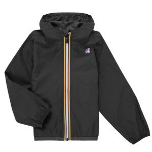 K-Way LE VRAI PETIT CLAUDE 4.0 100 % NYLON RECYCLED Nero - giacca a vento Bambino