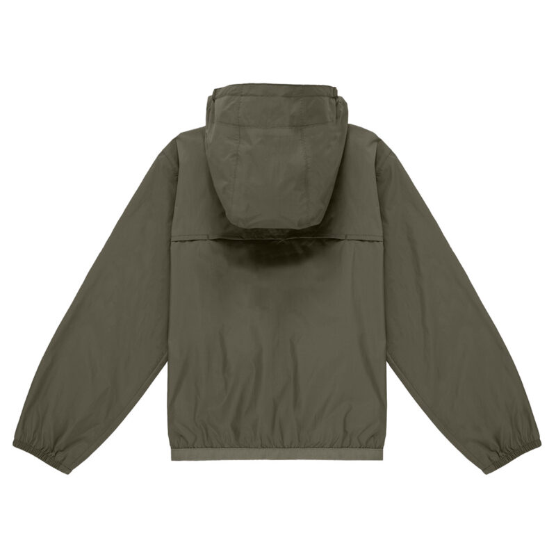 giacca a vento ragazzo K-Way LE VRAI PETIT CLAUDE 4.0 100 % NYLON RECYCLED Kaki giacca a vento Bambino - 2