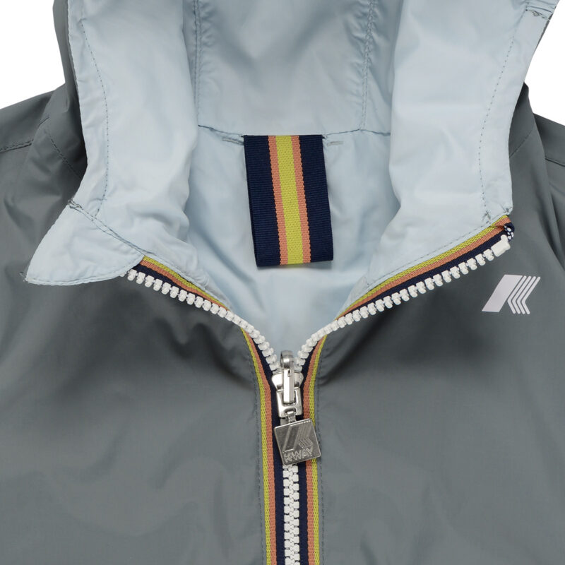 giacca a vento ragazzo K-Way LE VRAI JAKE PLUS 2. DOUBLE Verde giacca a vento Bambino - 5