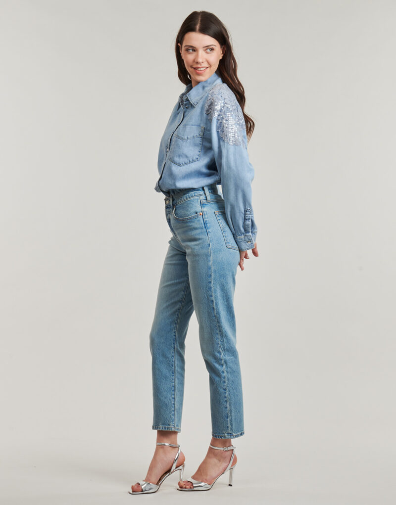 Camicia Liu Jo UA5128 Blu Camicie Donna - 3