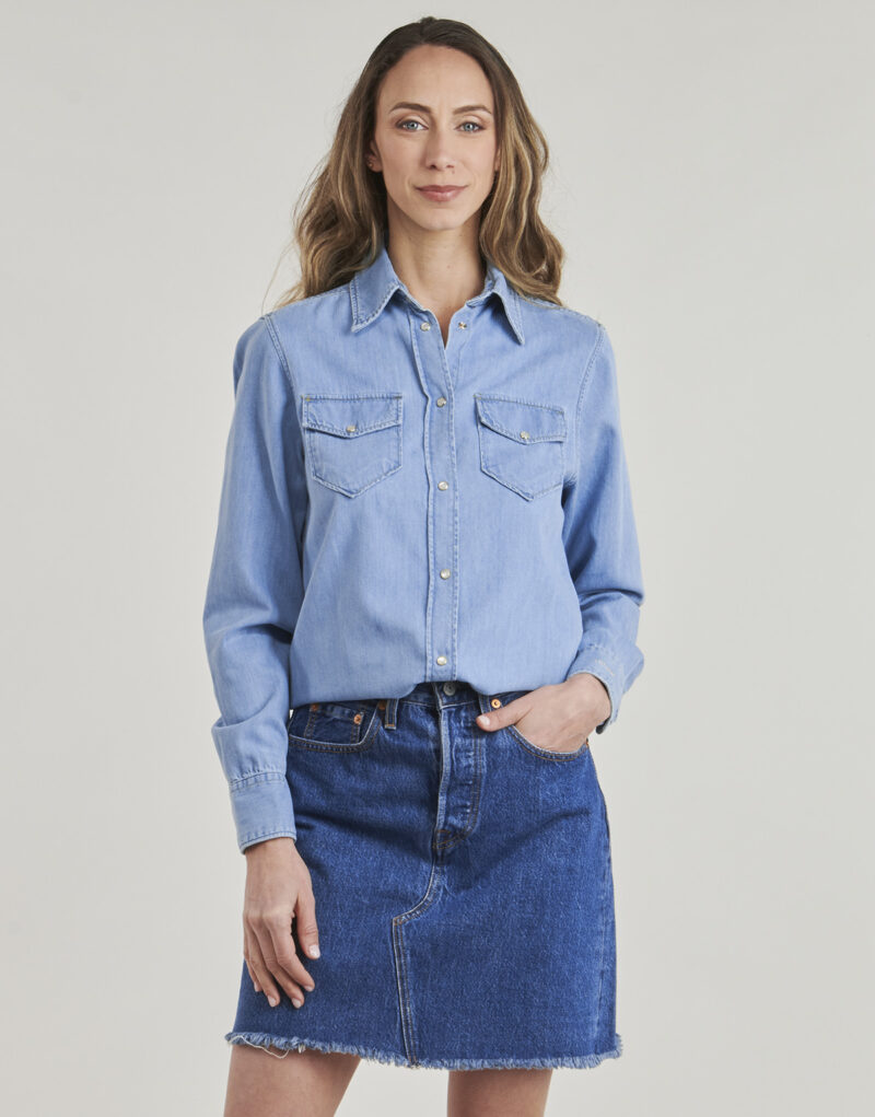 Camicia Liu Jo UA5238 Blu Camicie Donna - 2