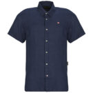 Camicia a maniche corte Napapijri G-LINEN Marine Camicie a maniche corte Uomo - 1