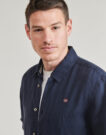 Camicia a maniche corte Napapijri G-LINEN Marine Camicie a maniche corte Uomo - 5
