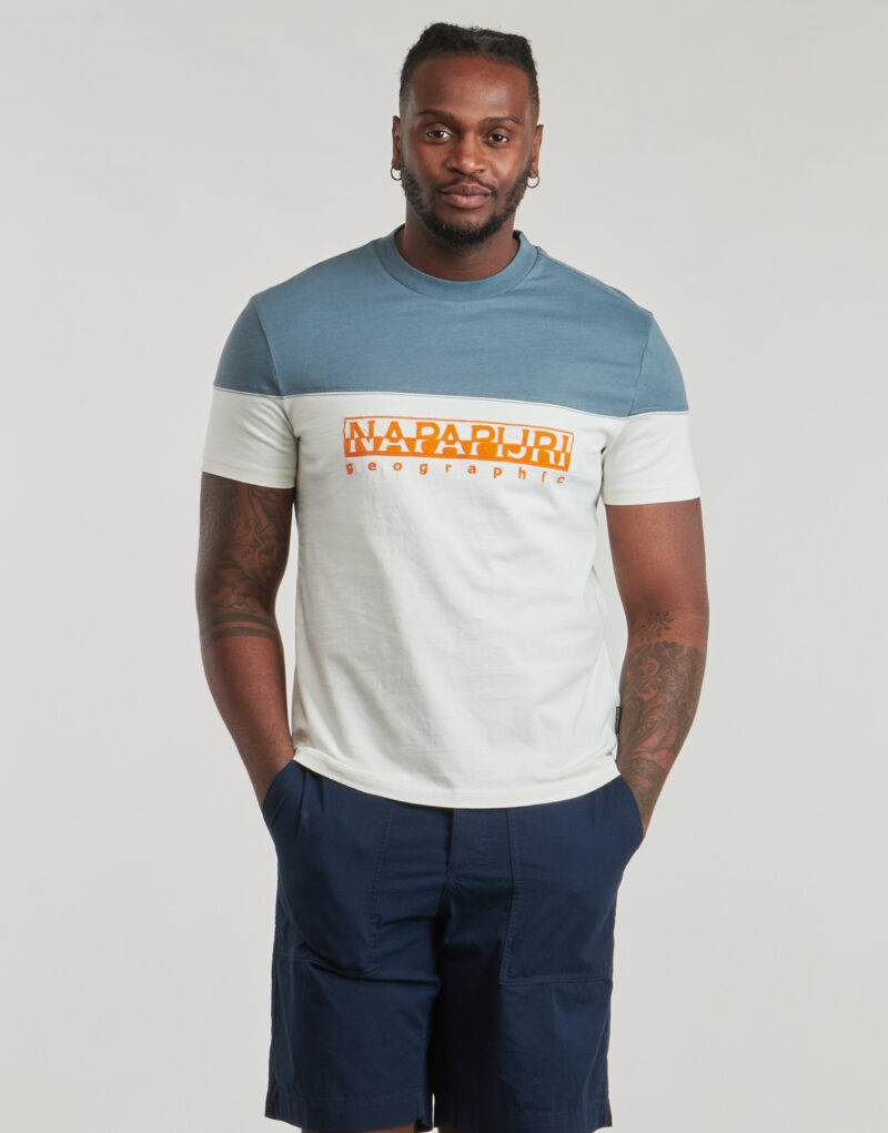 T-shirt Napapijri S-SATURNIA Bianco T-shirt maniche corte Uomo - 2