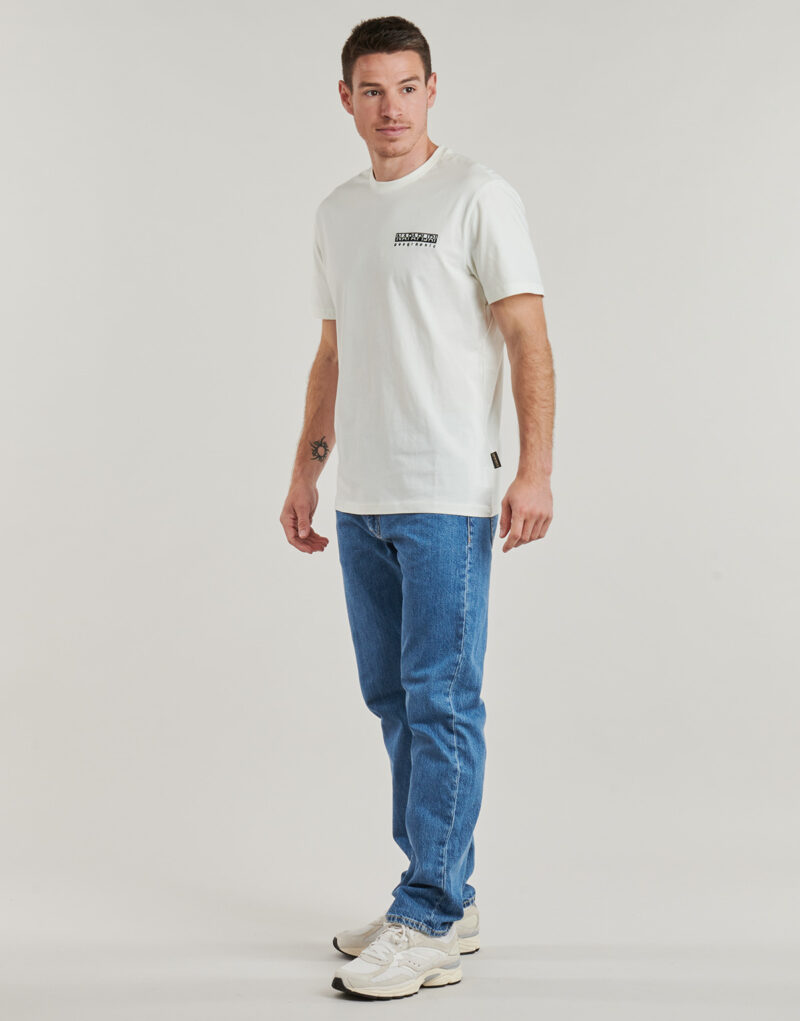 T-shirt Napapijri S-VIGNONI Bianco T-shirt maniche corte Uomo - 4