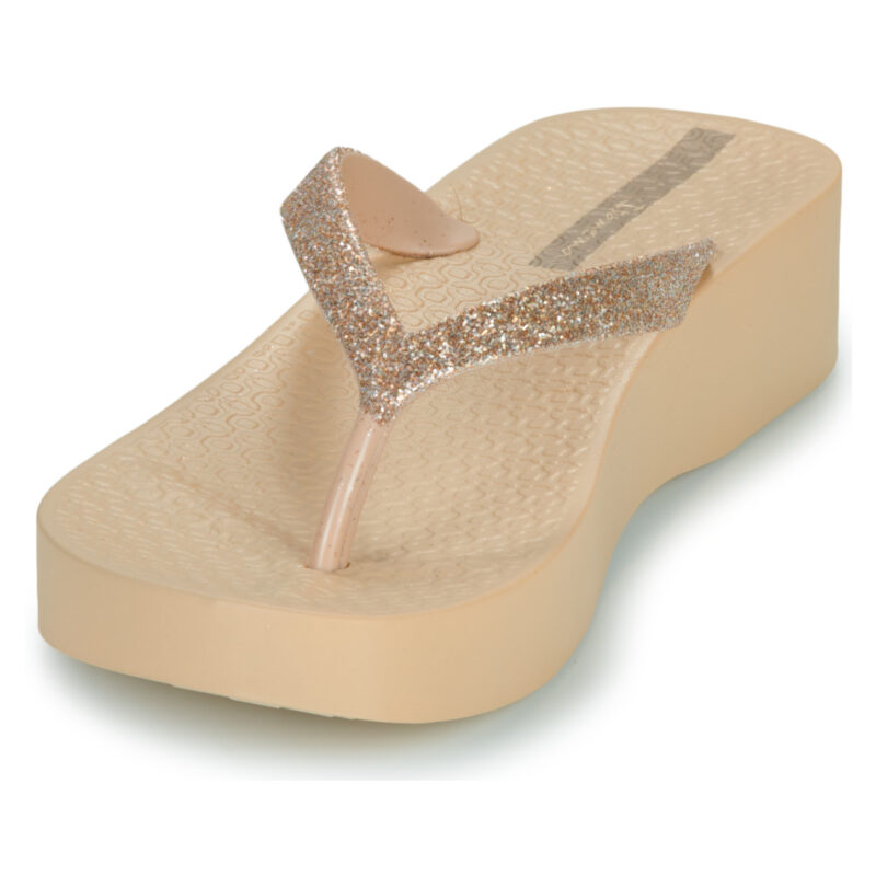 Ipanema MESH CHIC PLAT FEM Beige Flip Zehentrenner f&uuml;r Damen - Gr&ouml;&szlig;e 3