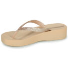 Ipanema MESH CHIC PLAT FEM Beige Flip Zehentrenner f&uuml;r Damen - Gr&ouml;&szlig;e 4