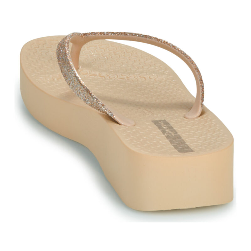Ipanema MESH CHIC PLAT FEM Beige Flip Zehentrenner f&uuml;r Damen - Gr&ouml;&szlig;e 5