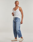Vaqueros acampanados Le Temps des Cerises Pantalones vaqueros acampanados azules MADDIE para mujer - 3