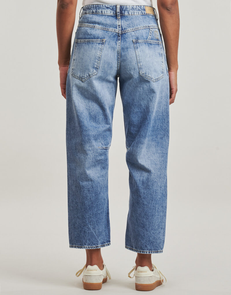 Vaqueros acampanados Le Temps des Cerises Pantalones vaqueros acampanados azules MADDIE para mujer - 4