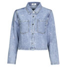 Denim jacket Le Temps des Cerises APOLO Blu Giacche in jeans Donna - 1