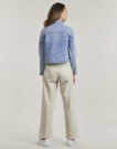 Denim jacket Le Temps des Cerises APOLO Blu Giacche in jeans Donna - 4