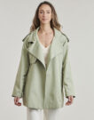 Trench Morgan GLINE Green Trench Coat Women - 2