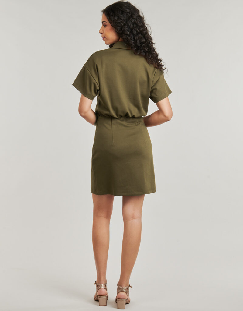 Short dress Morgan RINOL Khaki Women's Short Dresses - 4