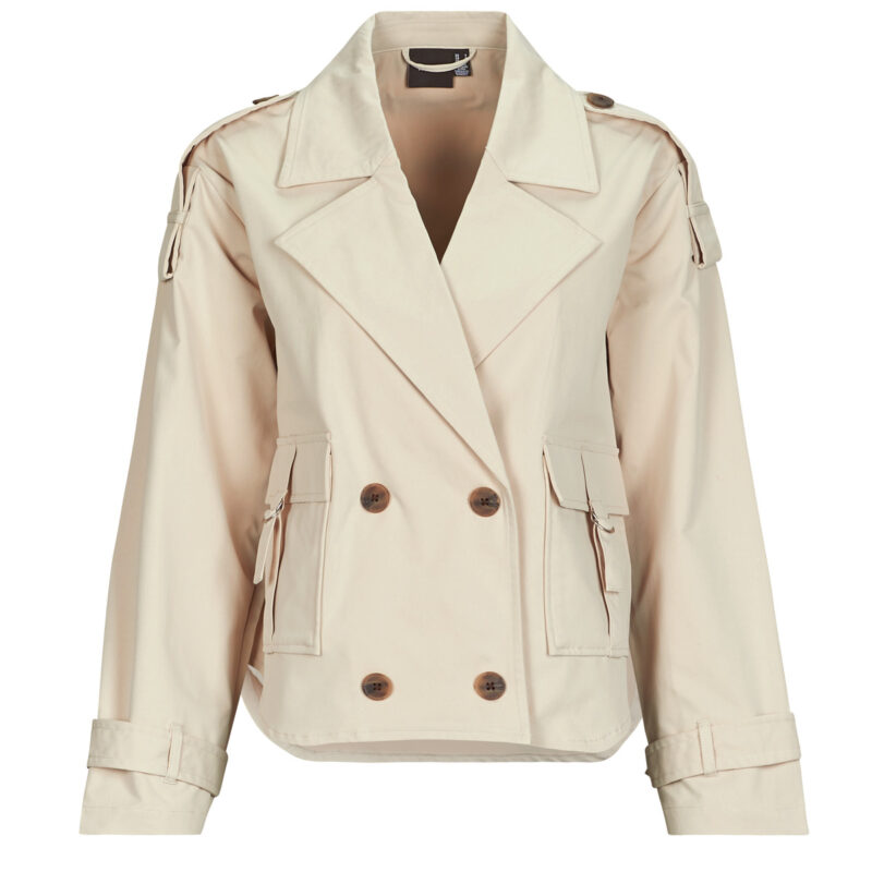Trench  Vero Moda  VMMANONCLARA   Beige -   Trench Donna - 1