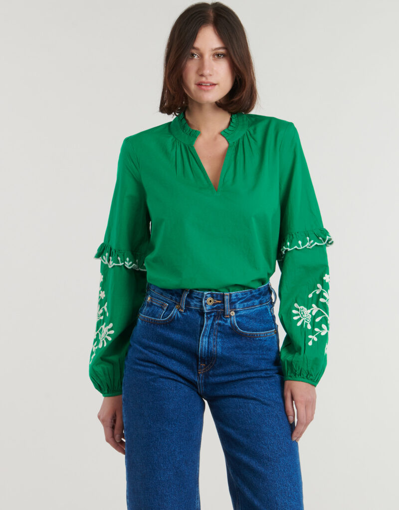 Vero Moda VMNOEL Green Blouse Women's Blouses - 2