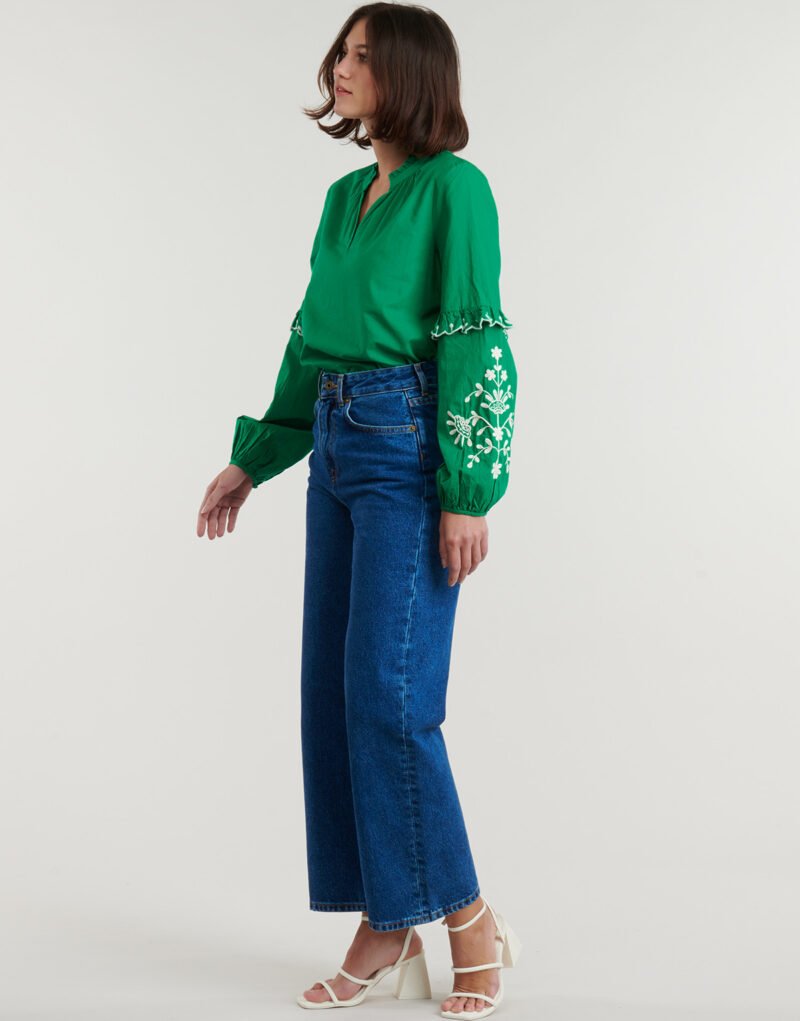 Vero Moda VMNOEL Green Blouse Women's Blouses - 3