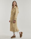 Trench Vero Moda VMCHLOE Beige Trench Femme - 3