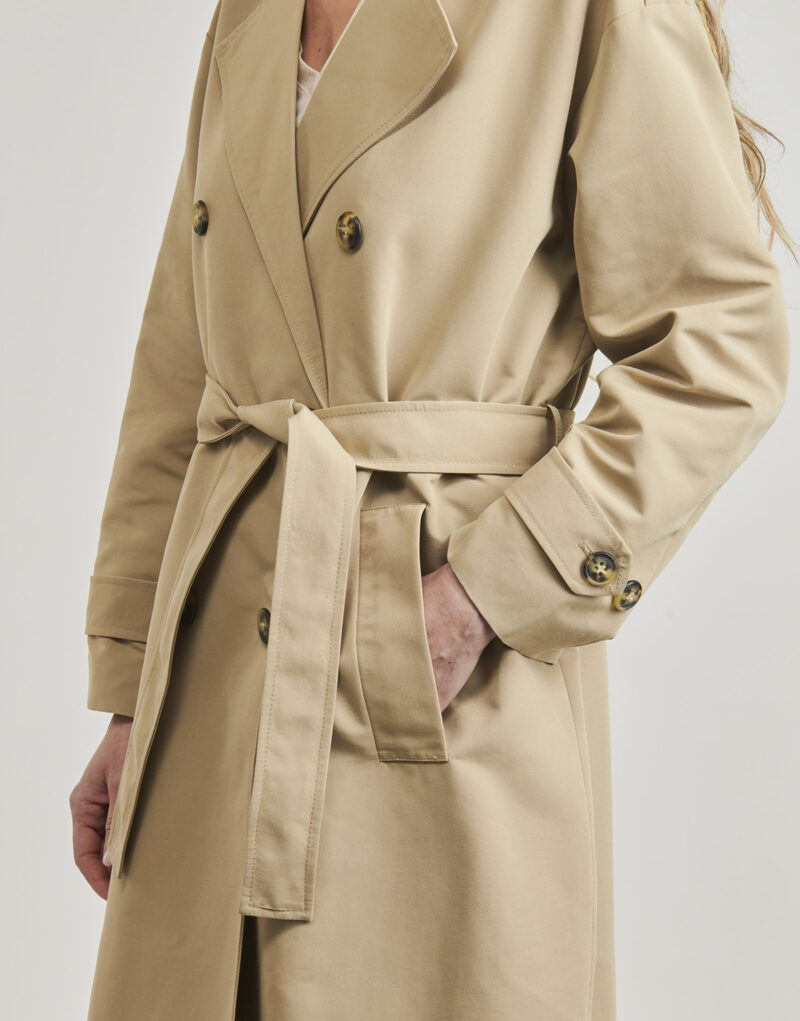 Trench Vero Moda VMCHLOE Beige Trench Femme - 5