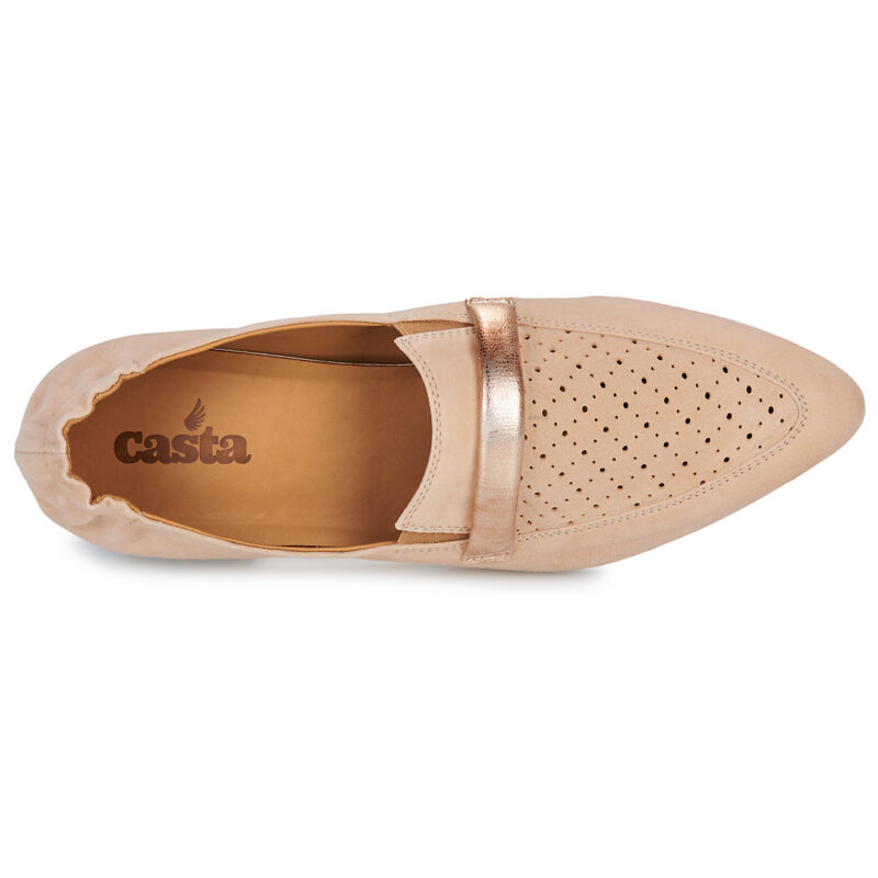 Casta  QANVA  Beige -  Mocassini Donna - 6