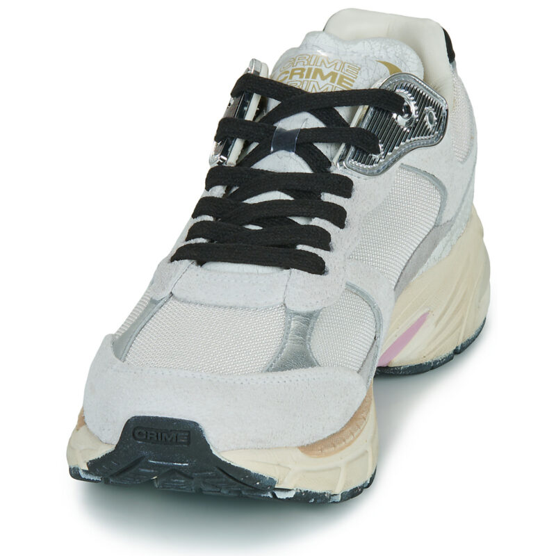 Crime London FUGITIVE Bianco Sneakers basse Donna - 3