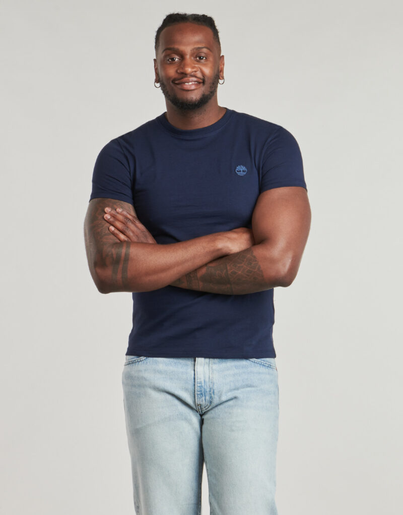 T-shirt Timberland DUNSTAN RIVER SHORT SLEEVE TEE Marine T-shirt maniche corte Uomo - 2