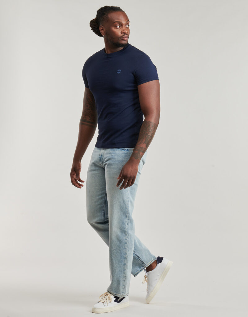 T-shirt Timberland DUNSTAN RIVER SHORT SLEEVE TEE Marine T-shirt maniche corte Uomo - 3