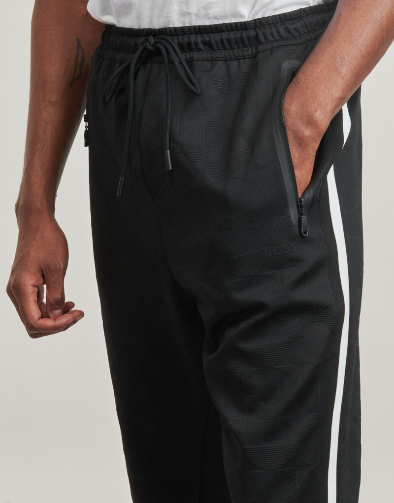 Pantaloni Sportivi BOSS Hover Striped Nero Pantaloni Sportivi Uomo - 5