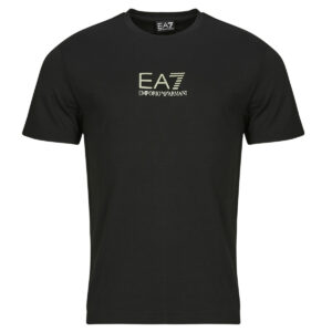 T-shirt  Emporio Armani EA7  TRAIN GOLD LABEL TEE PUNTO ROMA BIG LOGO  7M000301  Nero -  T-shirt maniche corte Uomo