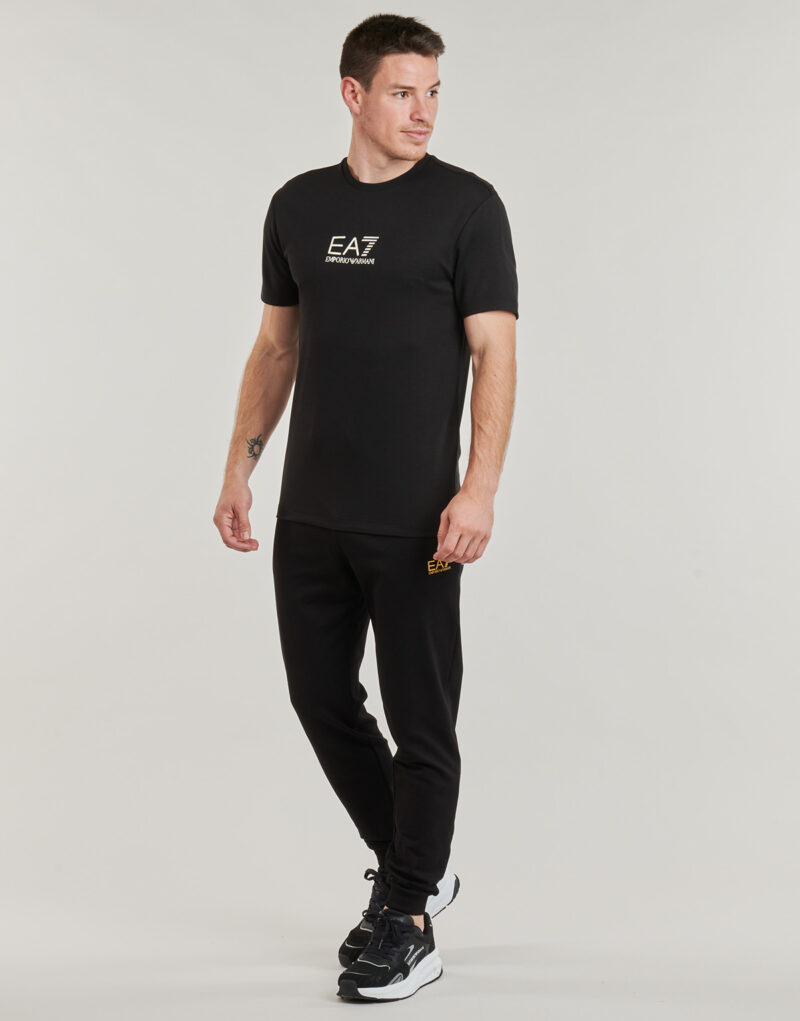 T-shirt Emporio Armani EA7 TRAIN GOLD LABEL TEE PUNTO ROMA BIG LOGO 7M000301 Nero T-shirt maniche corte Uomo - 3