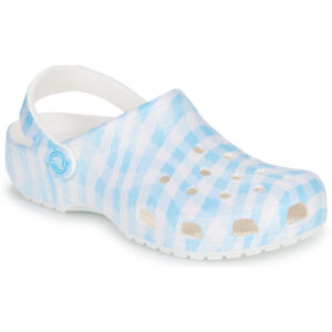 Crocs  Classic Gingham Clog  Bianco -  Zoccoli Donna