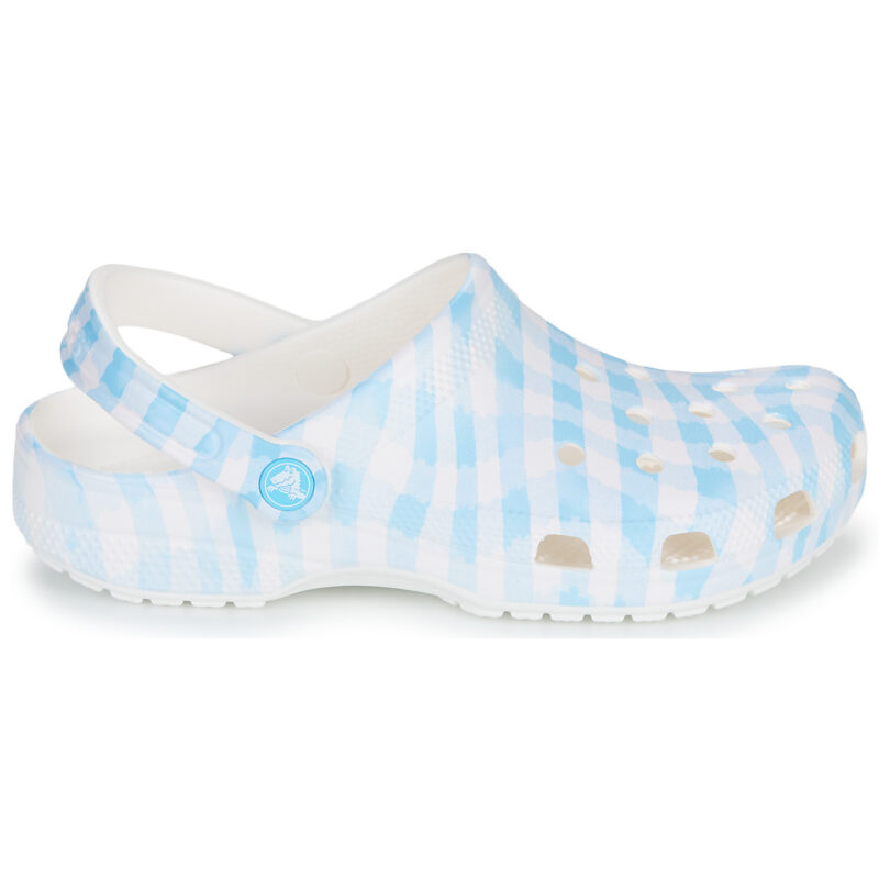 Crocs Classic Gingham Clog Bianco Zoccoli Donna - 2