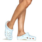 Crocs Classic Gingham Clog Bianco Zoccoli Donna - 8