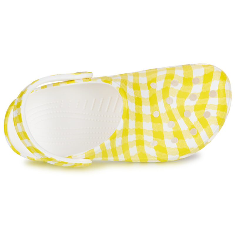 Crocs  Classic Gingham Clog  Bianco -  Zoccoli Donna - 6