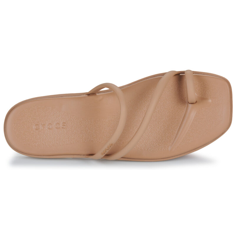 Crocs Miami Zehenschlaufen-Sandalen, beige, Damen-Flip-Flops &ndash; Gr&ouml;&szlig;e 6