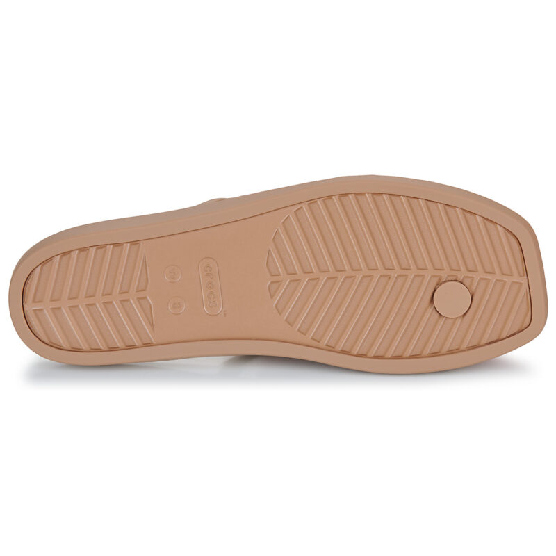 Crocs Miami Zehenschlaufen-Sandalen, beige, Damen-Flip-Flops &ndash; Gr&ouml;&szlig;e 7