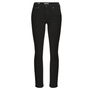 Jeans Slim  Levis  712 SLIM WELT POCKET  Nero -   Jeans Slim Donna