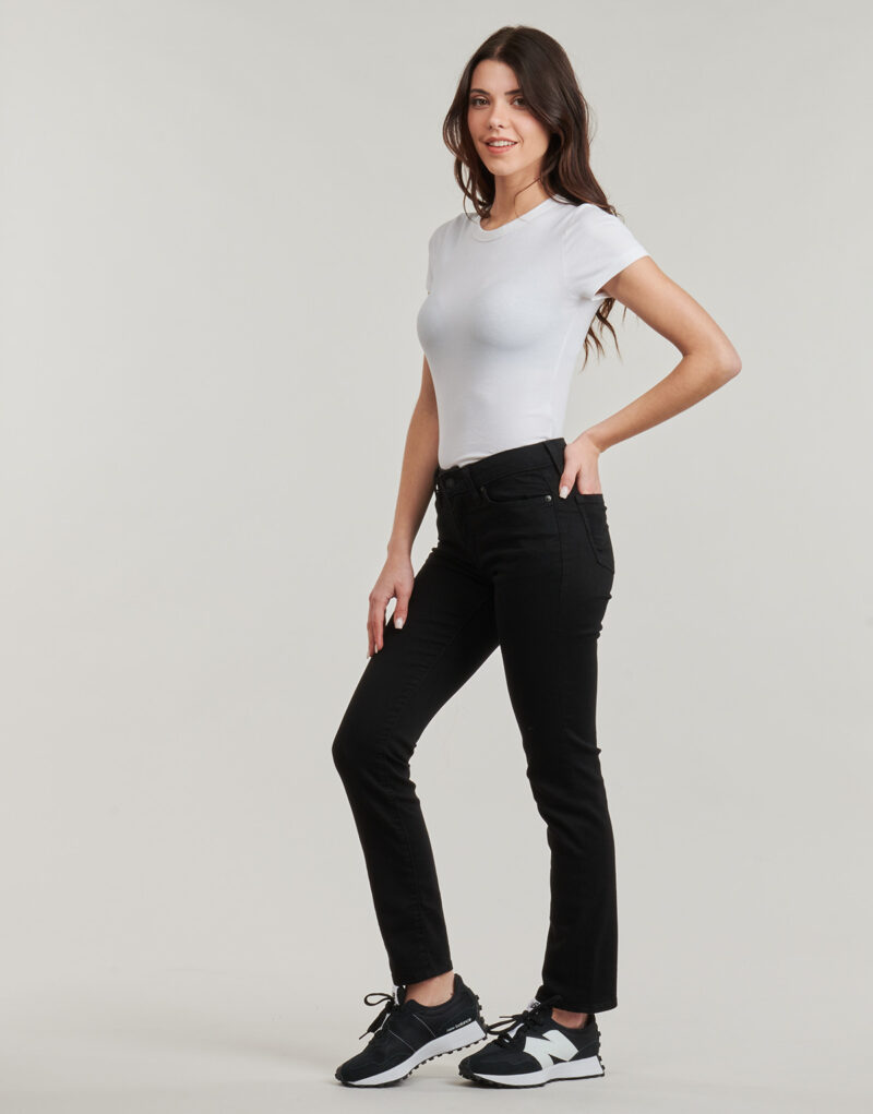 Jeans Slim Levis 712 SLIM WELT POCKET Nero Jeans Slim Donna - 3