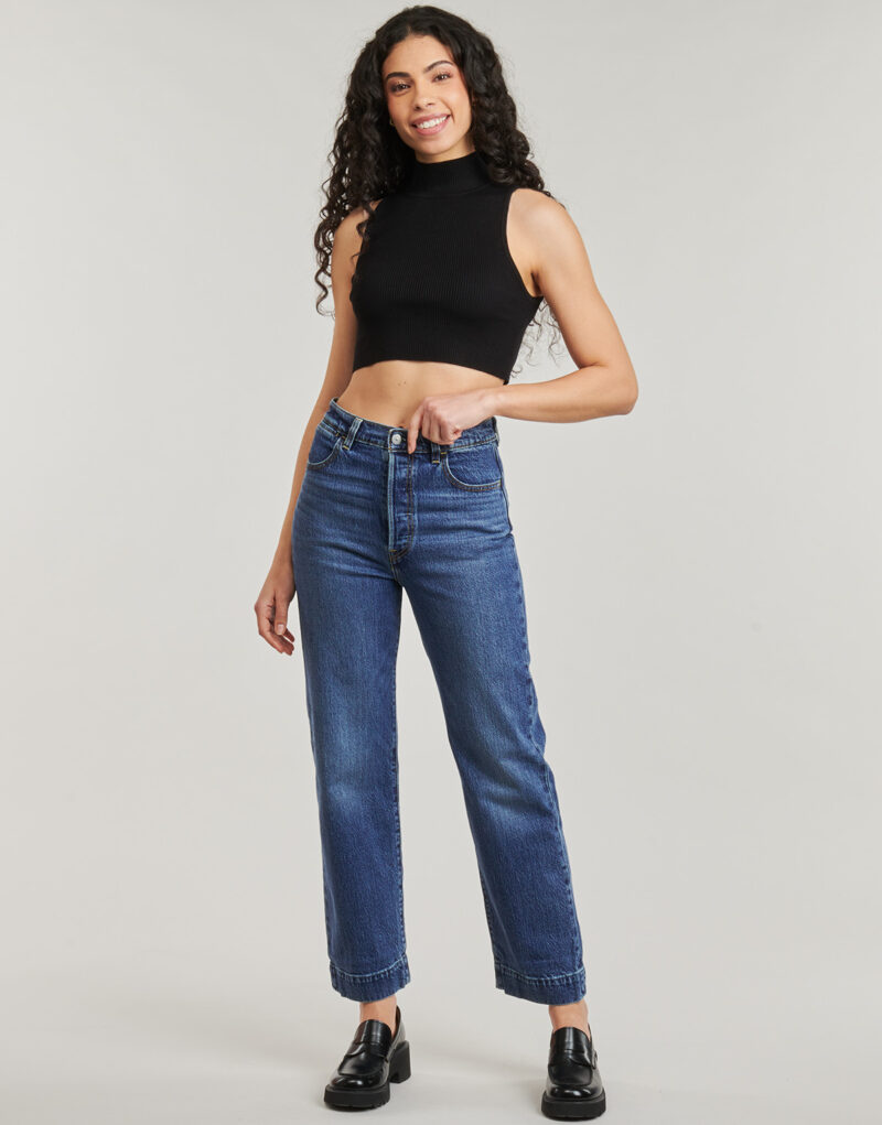 Jeans Levis RIBCAGE STR ANK TAILORED Blaue Jeans Damen - 2