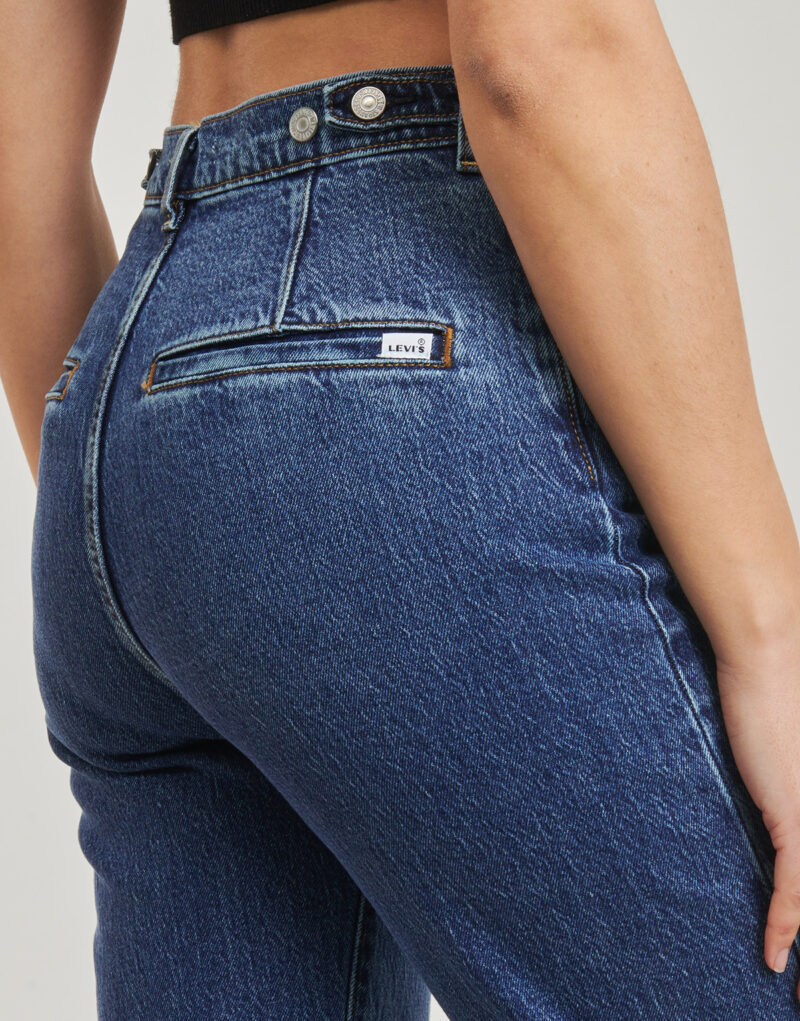 Jeans Levis RIBCAGE STR ANK TAILORED Blaue Jeans Damen - 5