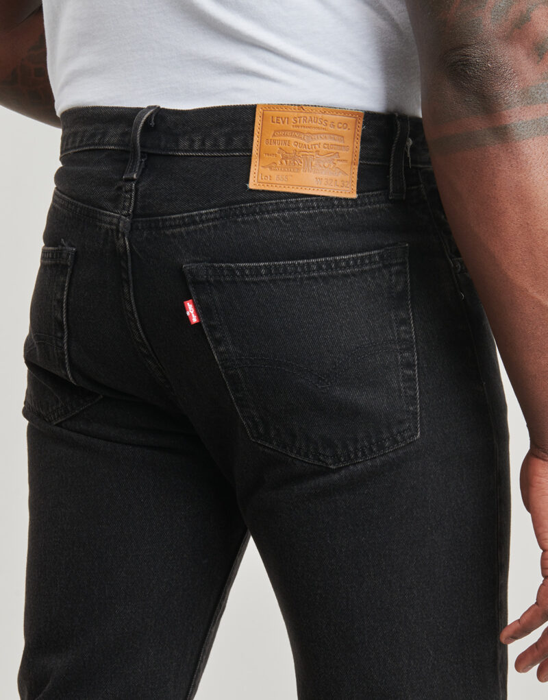Jeans  Levis  555® RELAXED STRAIGHT  Nero -  Jeans Uomo - 5